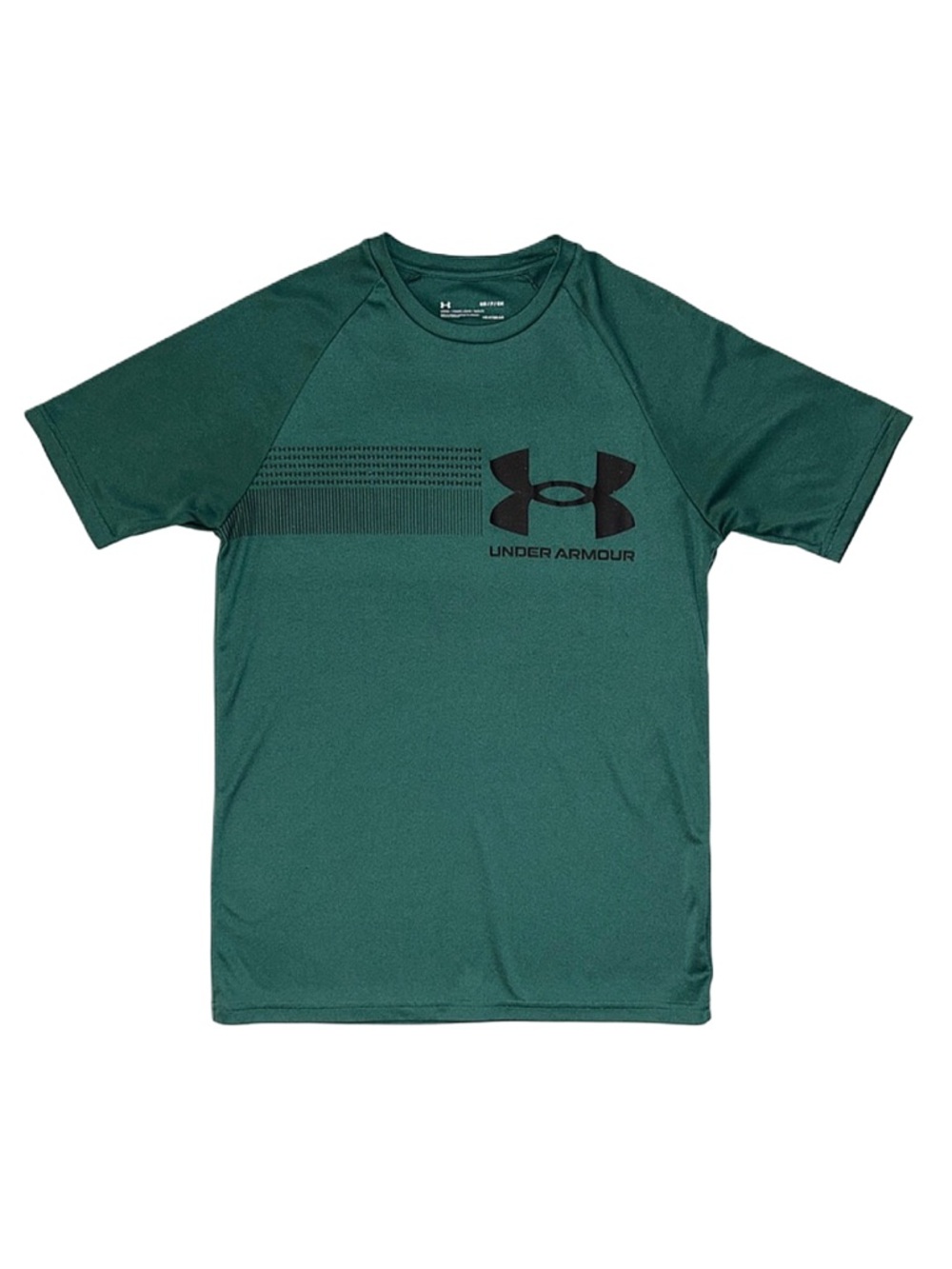 UNDER ARMOUR Men's Green Short Sleeve Shirt Small Loose Fit
